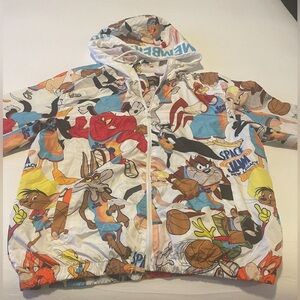 Looney Tunes Members Only Wind Breaker Size Large